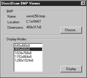 Рис. 5.7. Диалоговое окно для выбора файла в программе BmpView