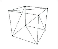 Рис. 2.5. Составленный из треугольников куб