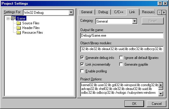 Рис. 1.5. Чтобы добавить файлы библиотек в диалоговом окне Project Settings