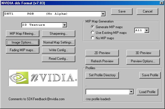 Рис. 1.5. Диалоговое окно подключаемого модуля NVIDIA для Photoshop