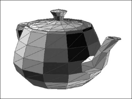 Рис. 2.2. Представление чайника с помощью полигонов
