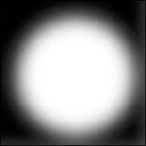 Рис. 8.9. Текстура, используемая для маскирования резких краев в эффекте светорассеяния в объективе