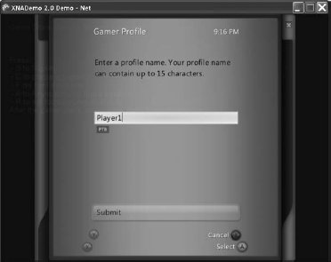 Рис. 5.7. Экран LIVE Guide Gamer Profile
