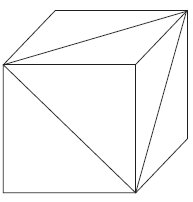 Рис. 7.4. Куб, составленный из треугольников