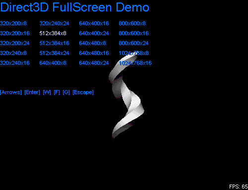 Рис. 10.2. Приложение FullScreen